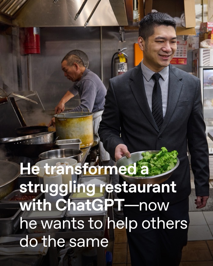 An OpenAI Stories ad